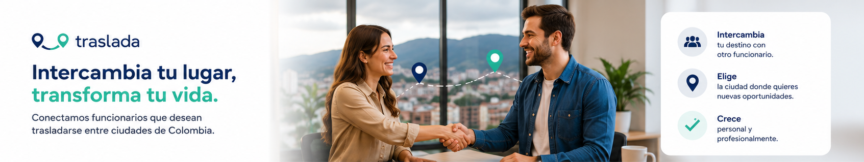 Intercambia tu lugar y transforma tu vida